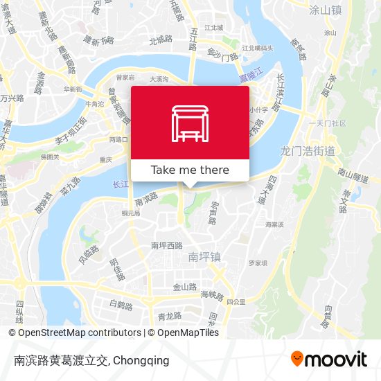 南滨路黄葛渡立交 map