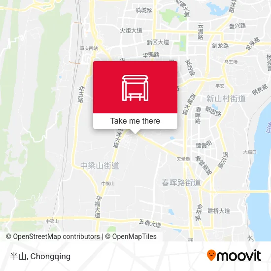 半山 map