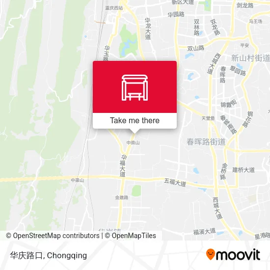 华庆路口 map