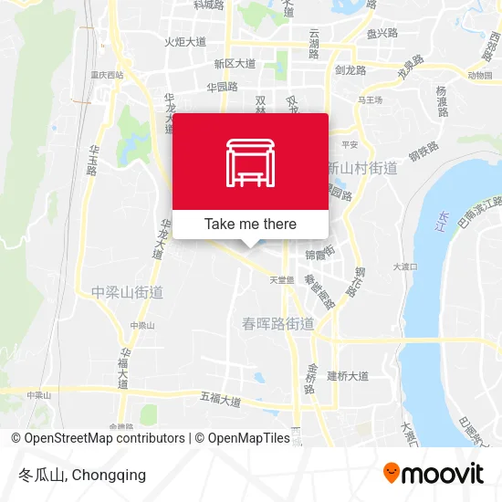 冬瓜山 map