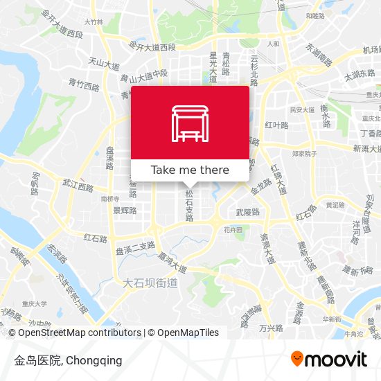 金岛医院 map