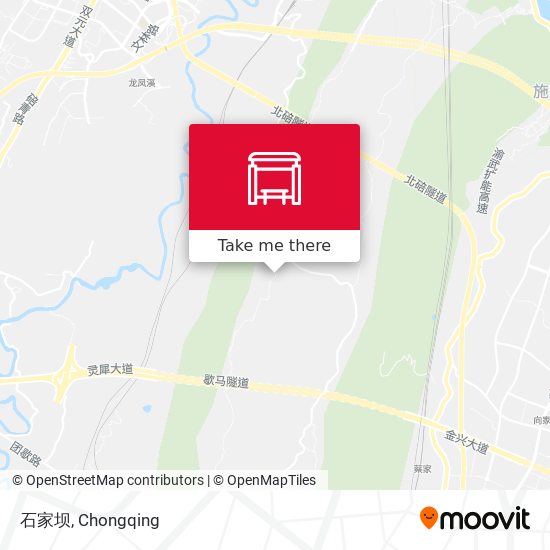 石家坝 map