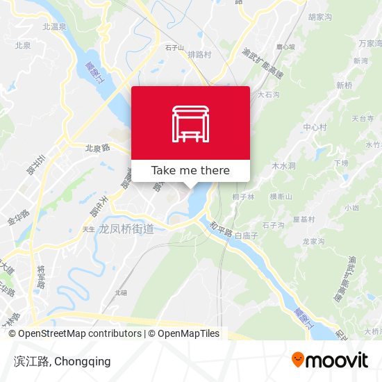 滨江路 map