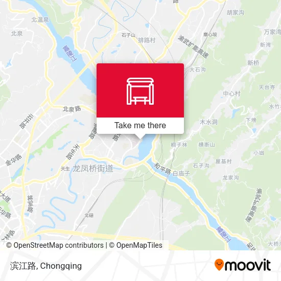 滨江路 map