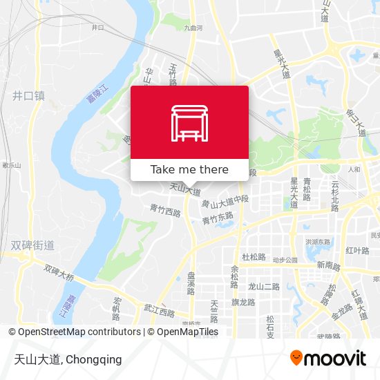 天山大道 map