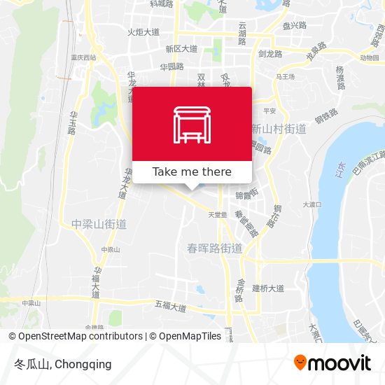 冬瓜山 map