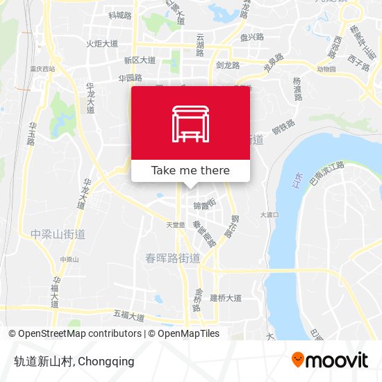 轨道新山村 map