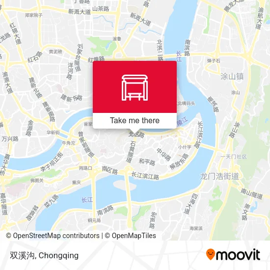 双溪沟 map