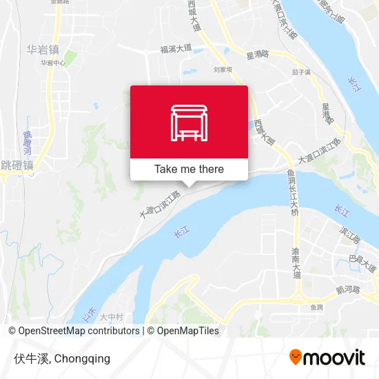 伏牛溪 map