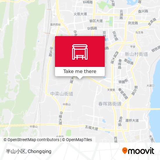 半山小区 map