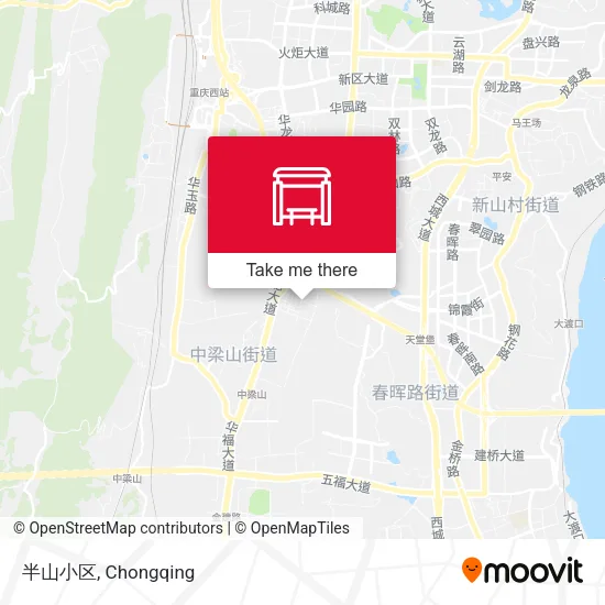 半山小区 map
