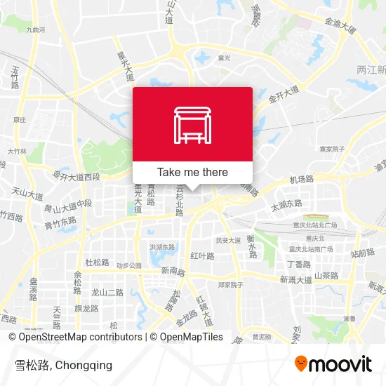 雪松路 map
