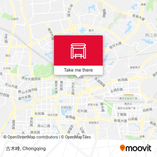 古木峰 map