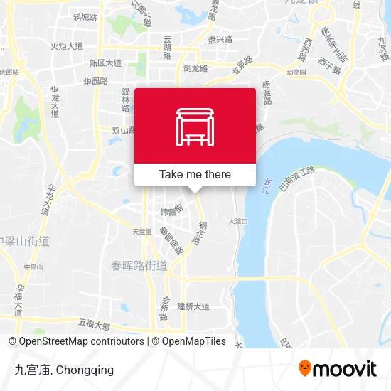 九宫庙 map