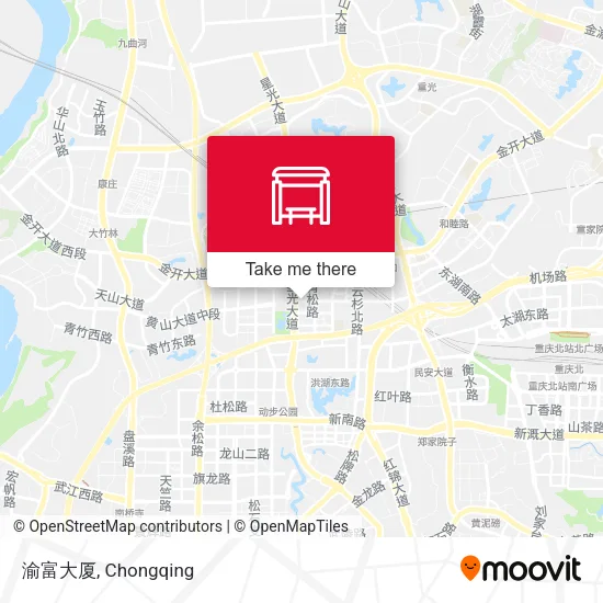 渝富大厦 map
