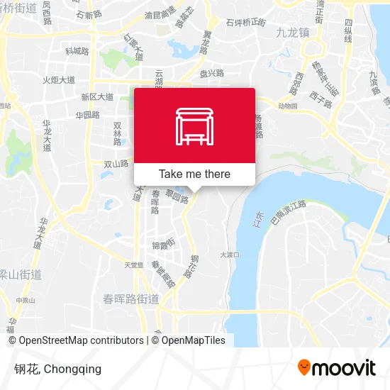 钢花 map