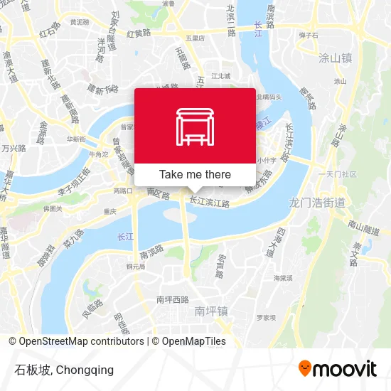 石板坡 map