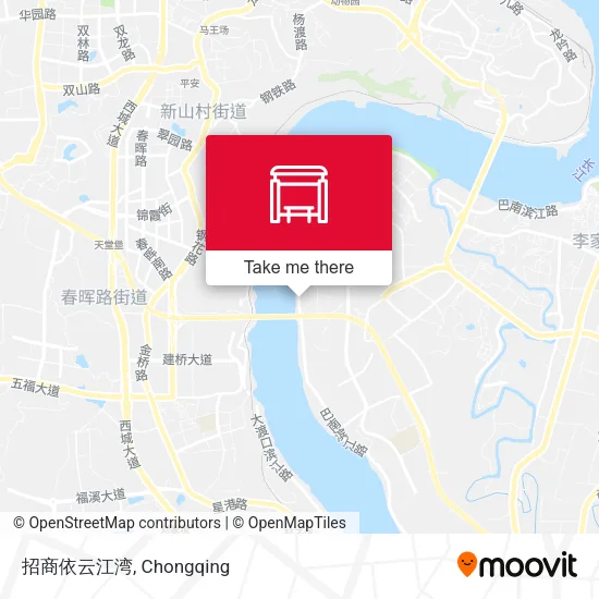 招商依云江湾 map