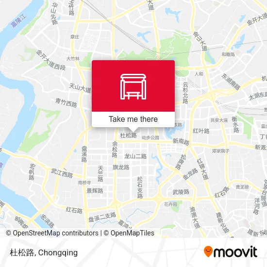 杜松路 map