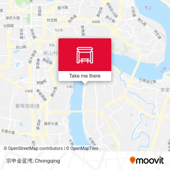 宗申金蓝湾 map