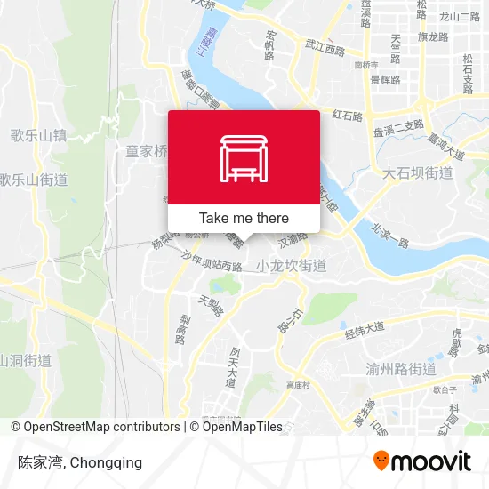 陈家湾 map
