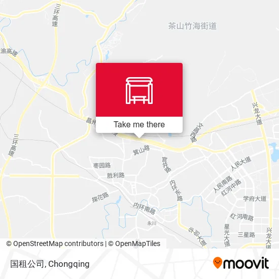 国租公司 map