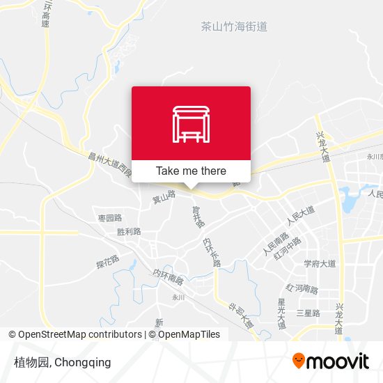 植物园 map