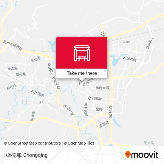 橄榄郡 map