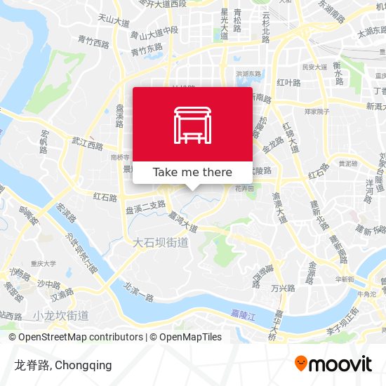 龙脊路 map