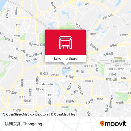 洪湖东路 map