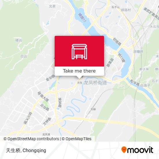 天生桥 map