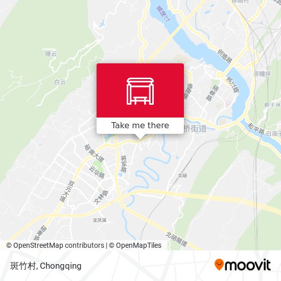 斑竹村 map