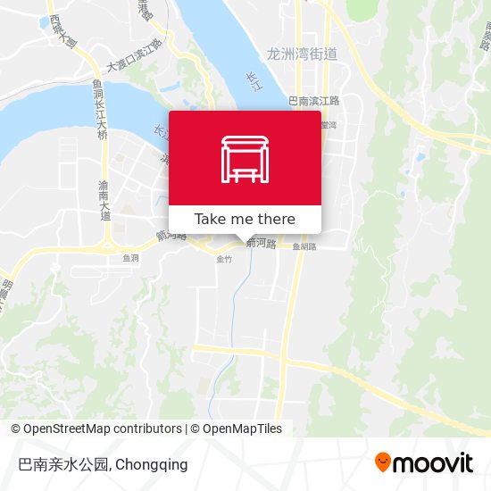 巴南亲水公园 map