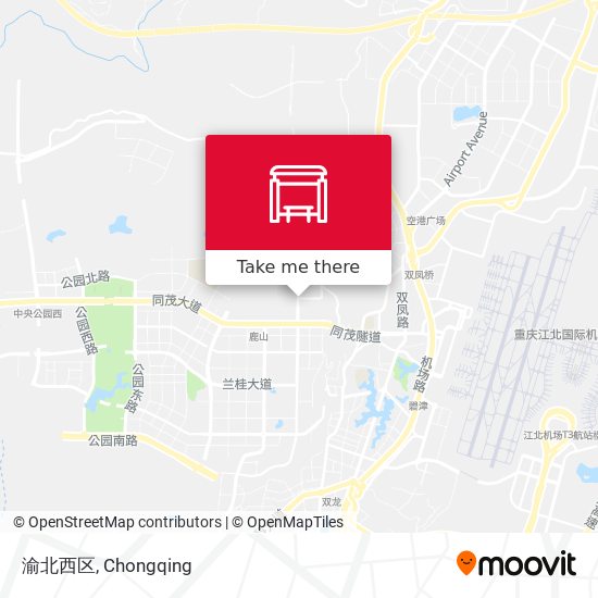 渝北西区 map