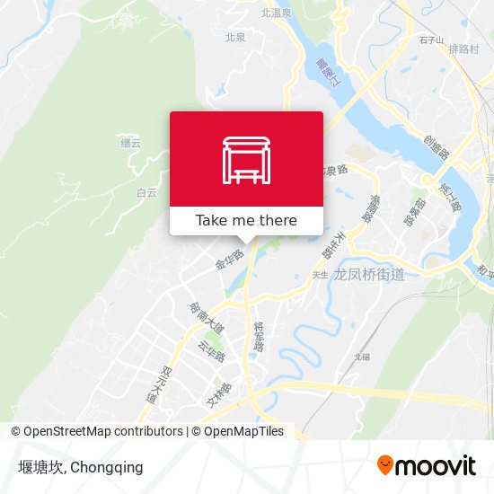 堰塘坎 map