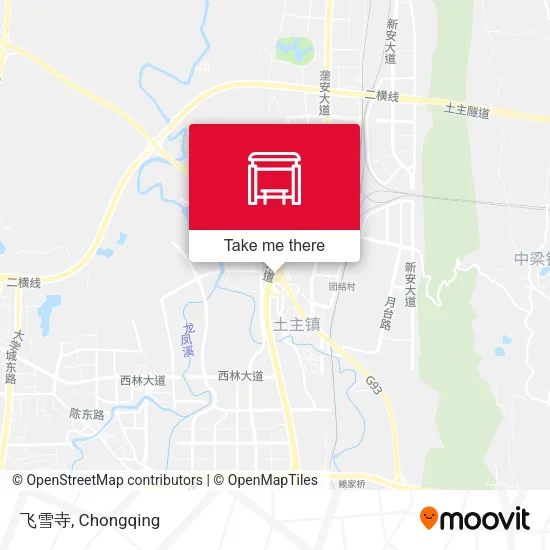 飞雪寺 map