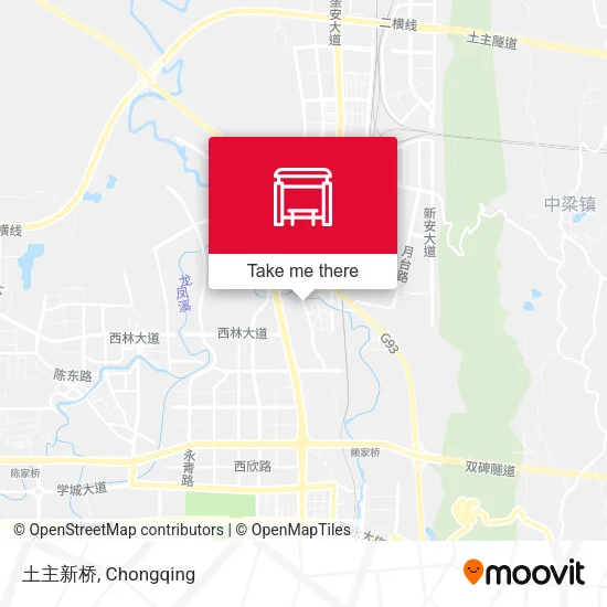 土主新桥 map
