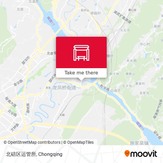 北碚区运管所 map