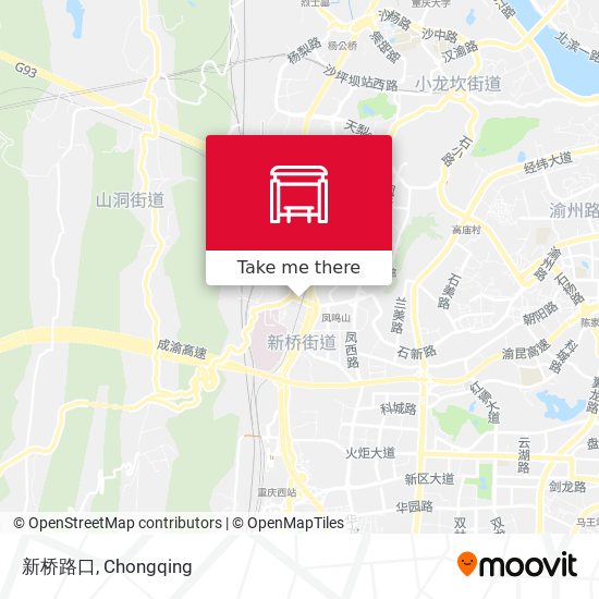 新桥路口 map