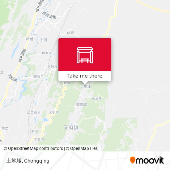 土地垭 map