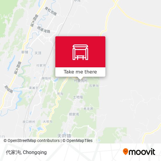 代家沟 map