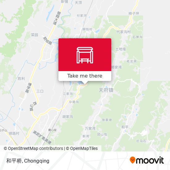 和平桥 map