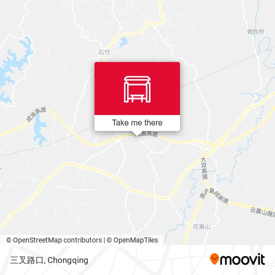 三叉路口 map