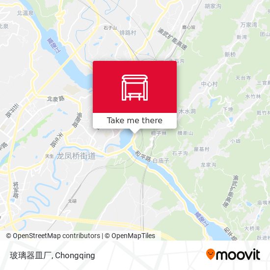 玻璃器皿厂 map