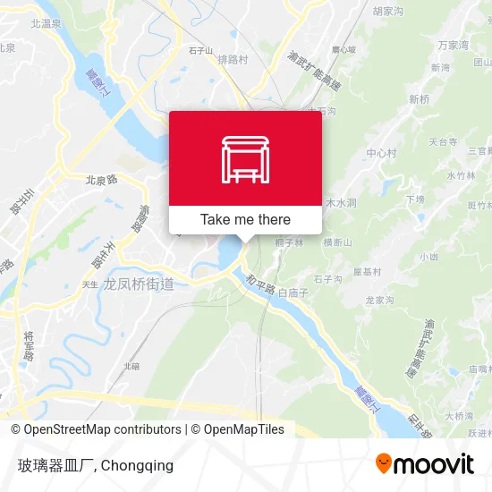玻璃器皿厂 map