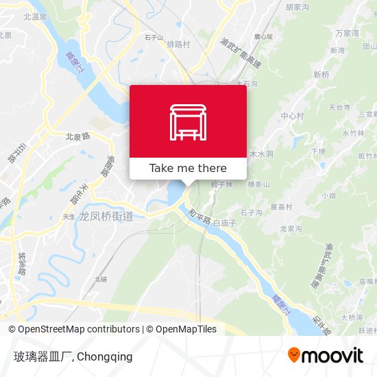 玻璃器皿厂 map