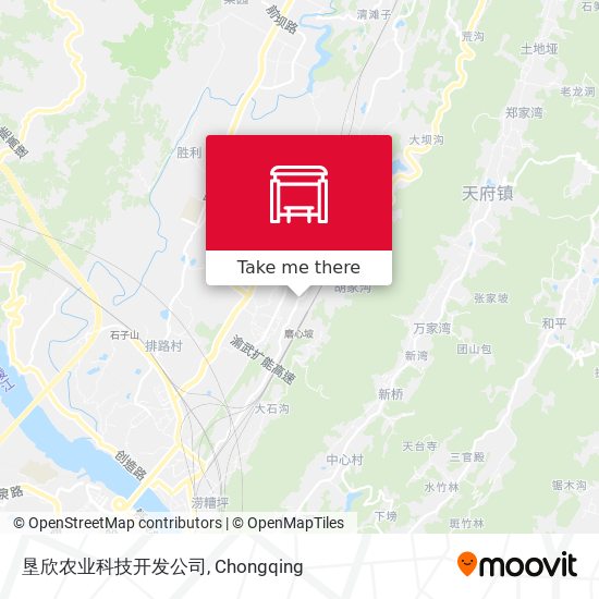 垦欣农业科技开发公司 map