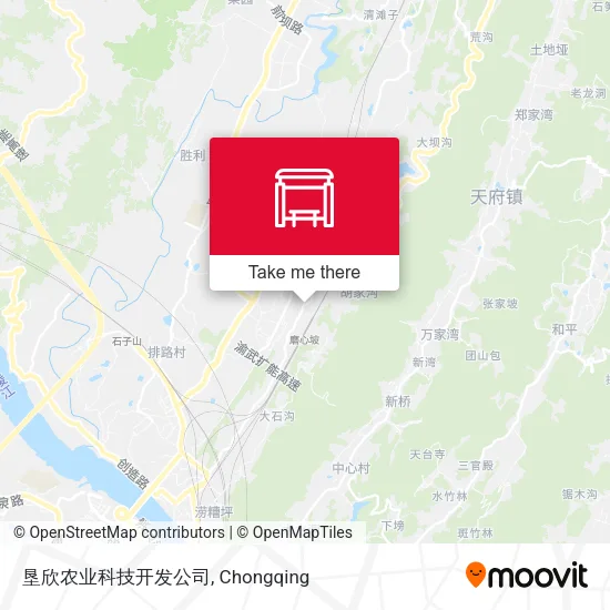 垦欣农业科技开发公司 map