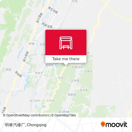 明睿汽修厂 map