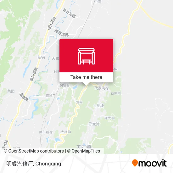 明睿汽修厂 map